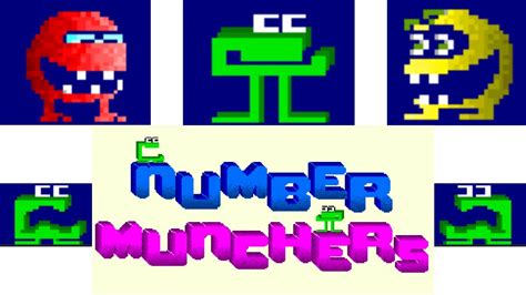 Number Munchers! An 8-Bit Adventure That Combines Arithmetic and Arcade Action!